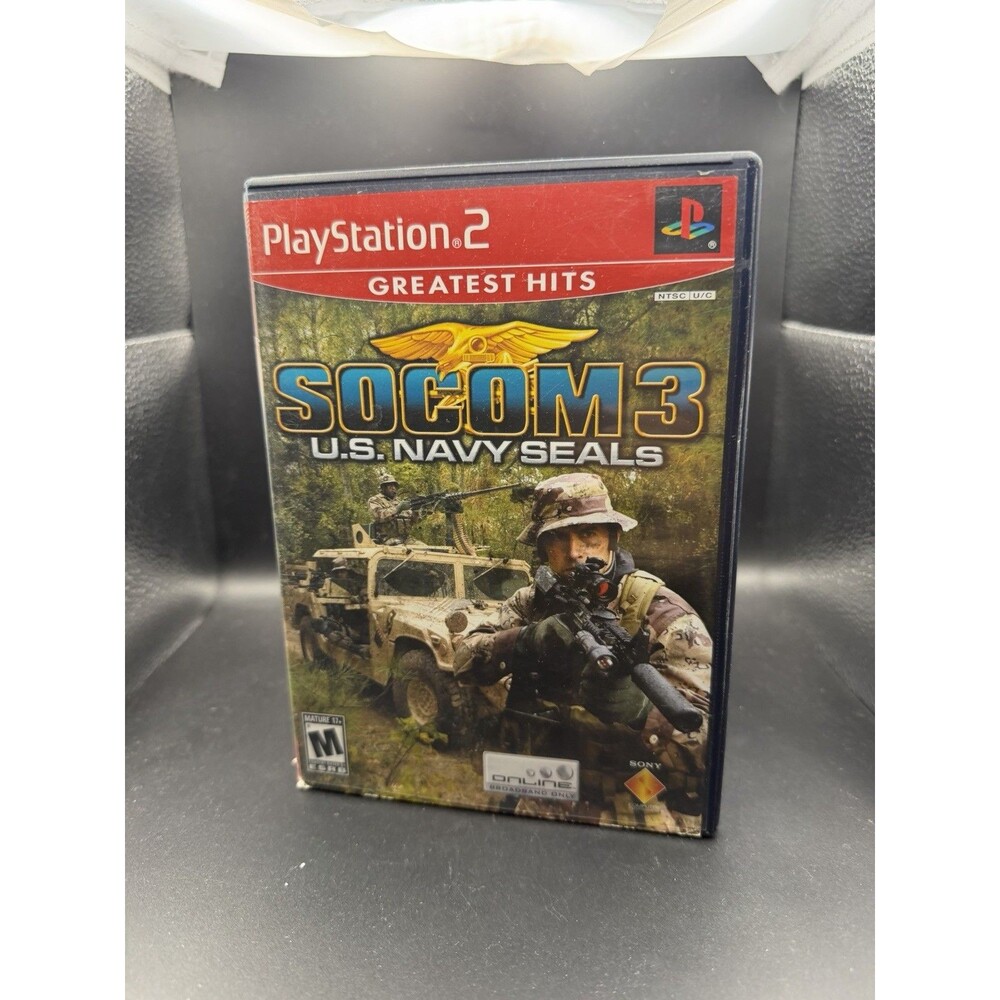 Socom 3 U.S. Navy Seals For PlayStation 2 - Complete With Manual & Disc - Tested